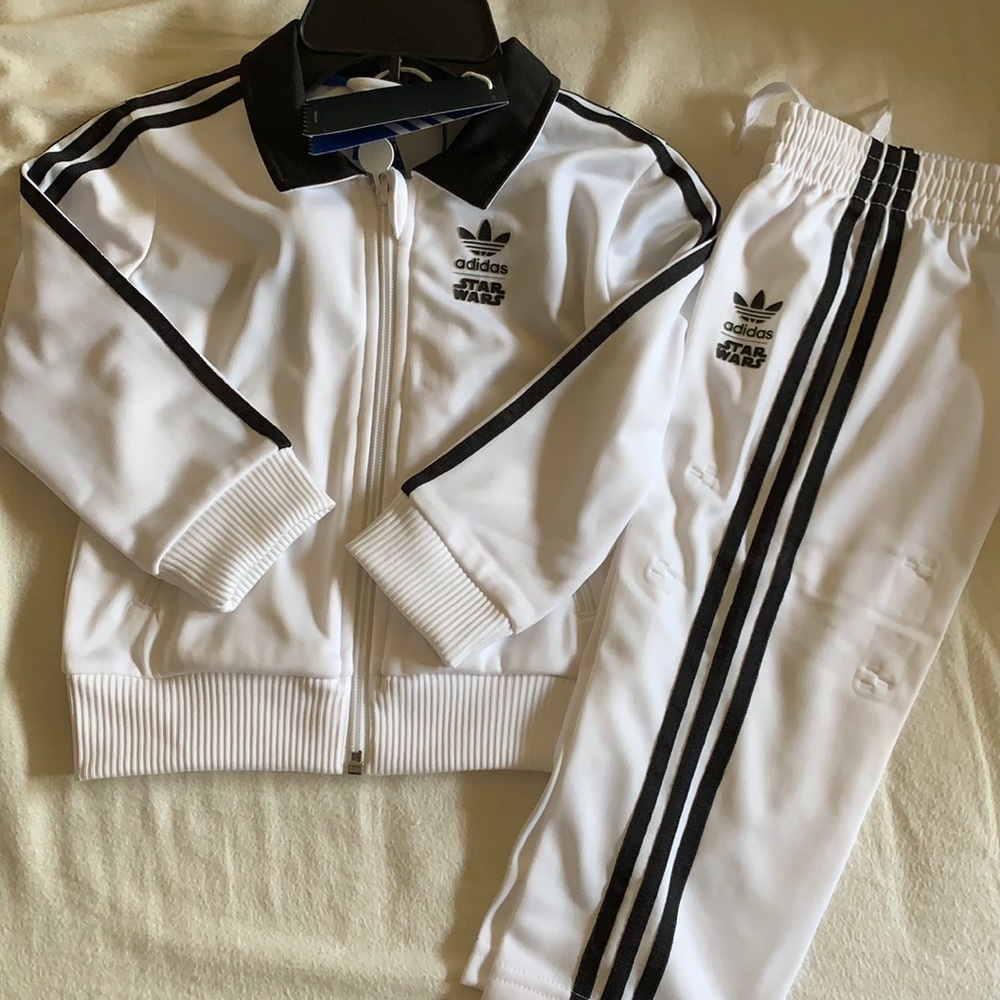 Adidas x Star Wars kids storm trooper  tracksuit